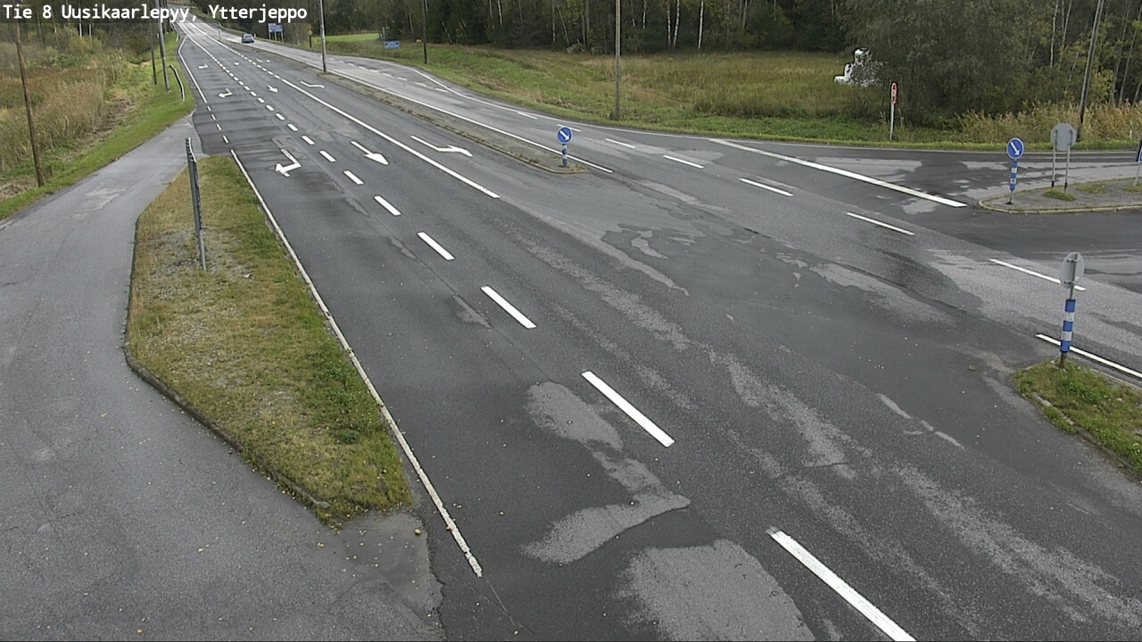 Weather Camera Image Road 8 Uusikaarlepyy, Ytterjeppo, Uusikaarlepyy, Pohjanmaa