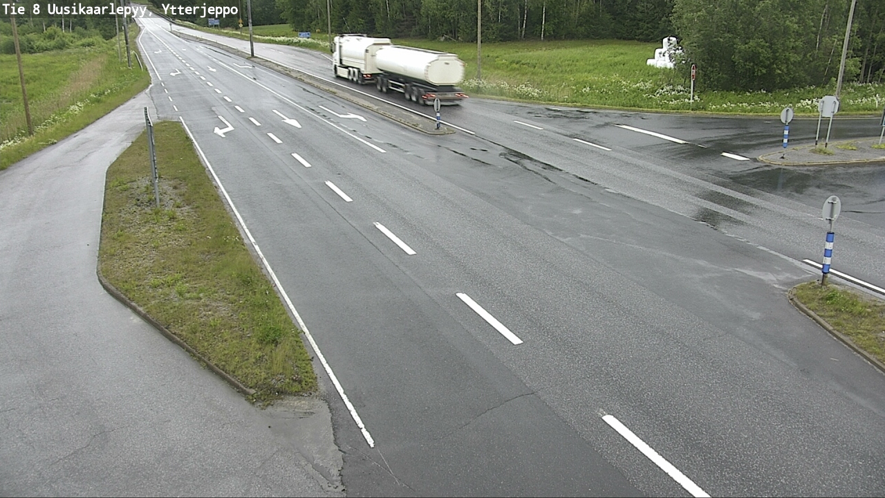 Kelikamerat Kuva Tie 8 Uusikaarlepyy, Ytterjeppo, Uusikaarlepyy, Pohjanmaa