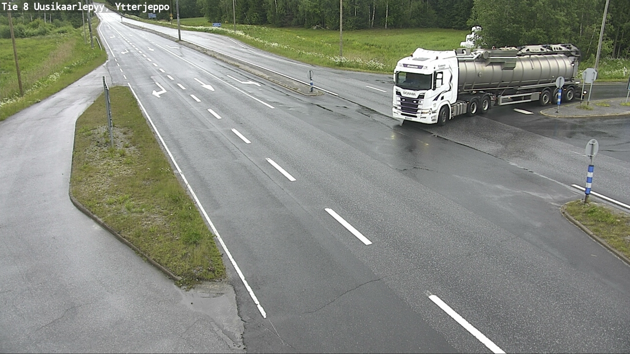 Kelikamerat Kuva Tie 8 Uusikaarlepyy, Ytterjeppo, Uusikaarlepyy, Pohjanmaa