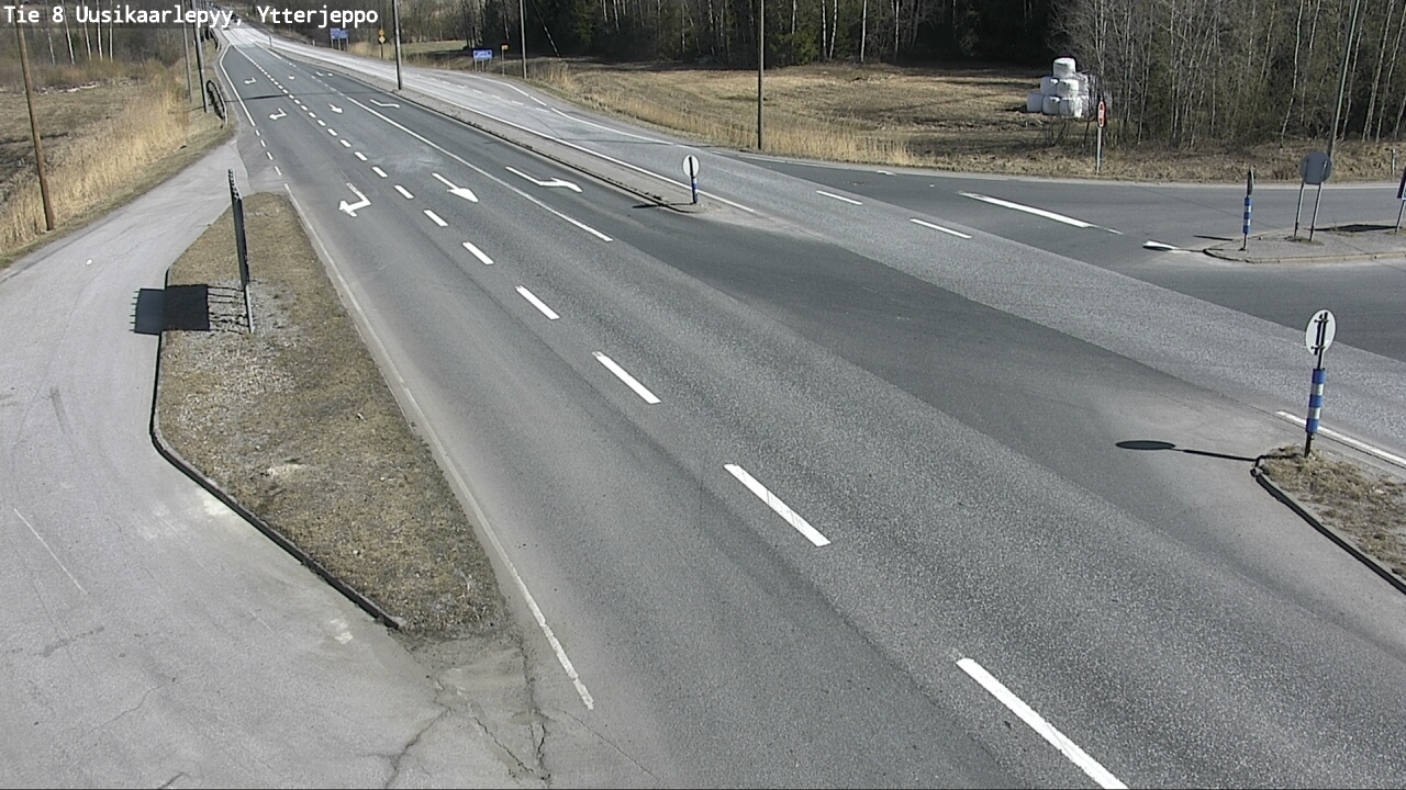 Kelikamerat Kuva Tie 8 Uusikaarlepyy, Ytterjeppo, Uusikaarlepyy, Pohjanmaa