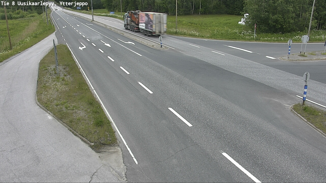 Kelikamerat Kuva Tie 8 Uusikaarlepyy, Ytterjeppo, Uusikaarlepyy, Pohjanmaa