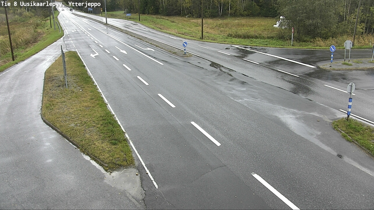 Weather Camera Image Road 8 Uusikaarlepyy, Ytterjeppo, Uusikaarlepyy, Pohjanmaa