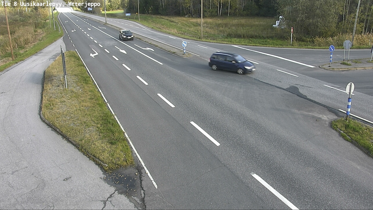 Weather Camera Image Road 8 Uusikaarlepyy, Ytterjeppo, Uusikaarlepyy, Pohjanmaa