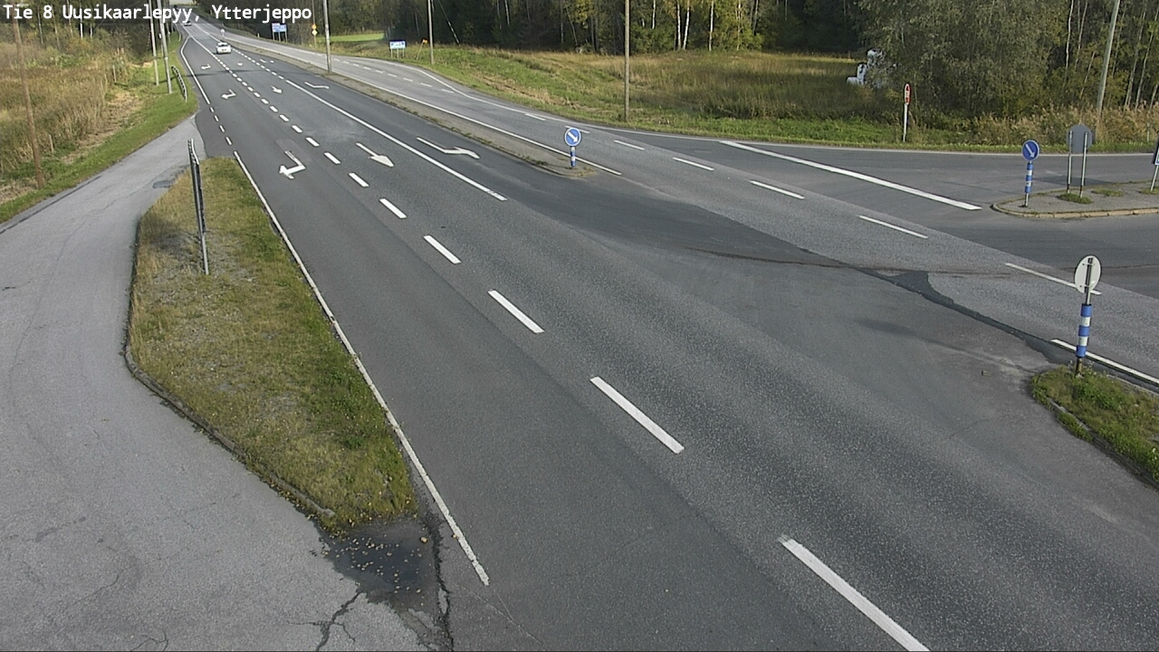 Weather Camera Image Väg 8 Nykarleby, Ytterjeppo, Uusikaarlepyy, Pohjanmaa