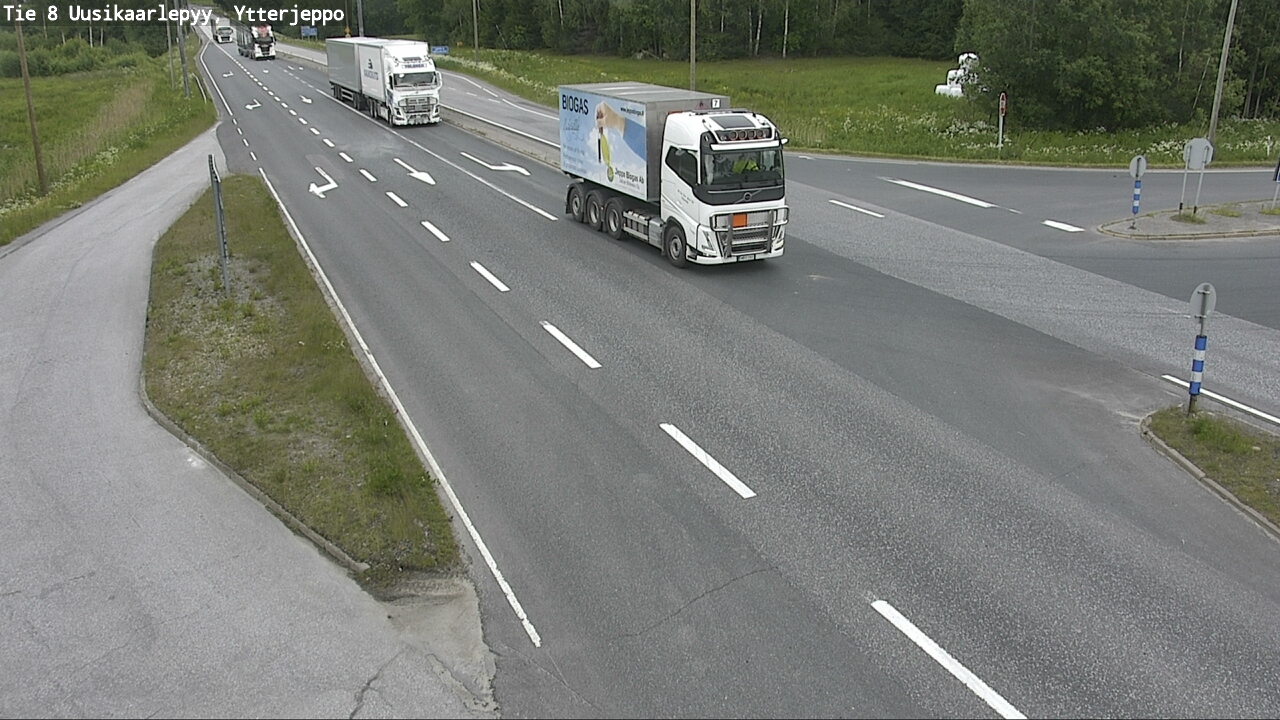 Kelikamerat Kuva Tie 8 Uusikaarlepyy, Ytterjeppo, Uusikaarlepyy, Pohjanmaa
