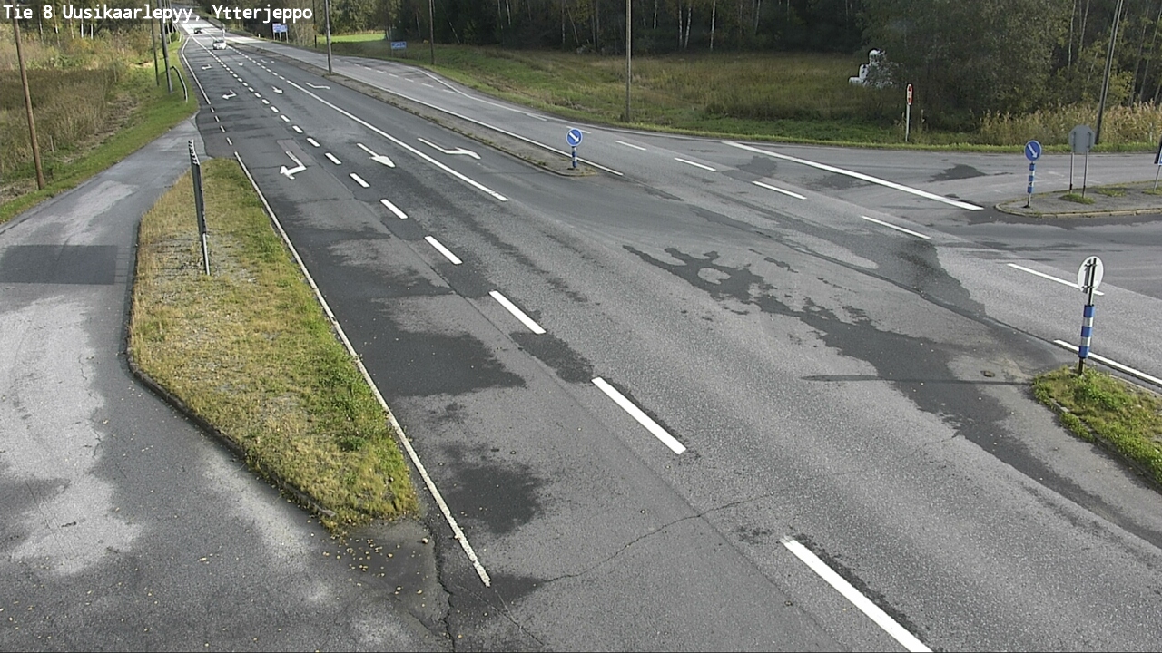 Weather Camera Image Road 8 Uusikaarlepyy, Ytterjeppo, Uusikaarlepyy, Pohjanmaa