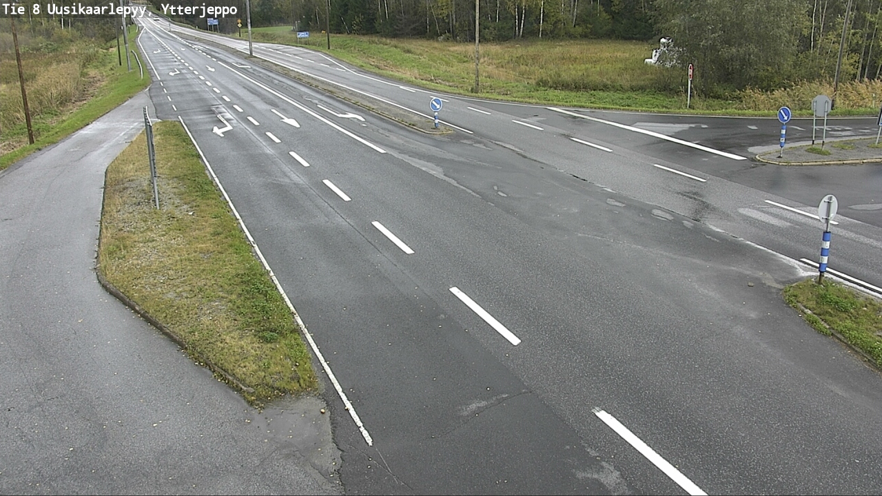 Weather Camera Image Road 8 Uusikaarlepyy, Ytterjeppo, Uusikaarlepyy, Pohjanmaa
