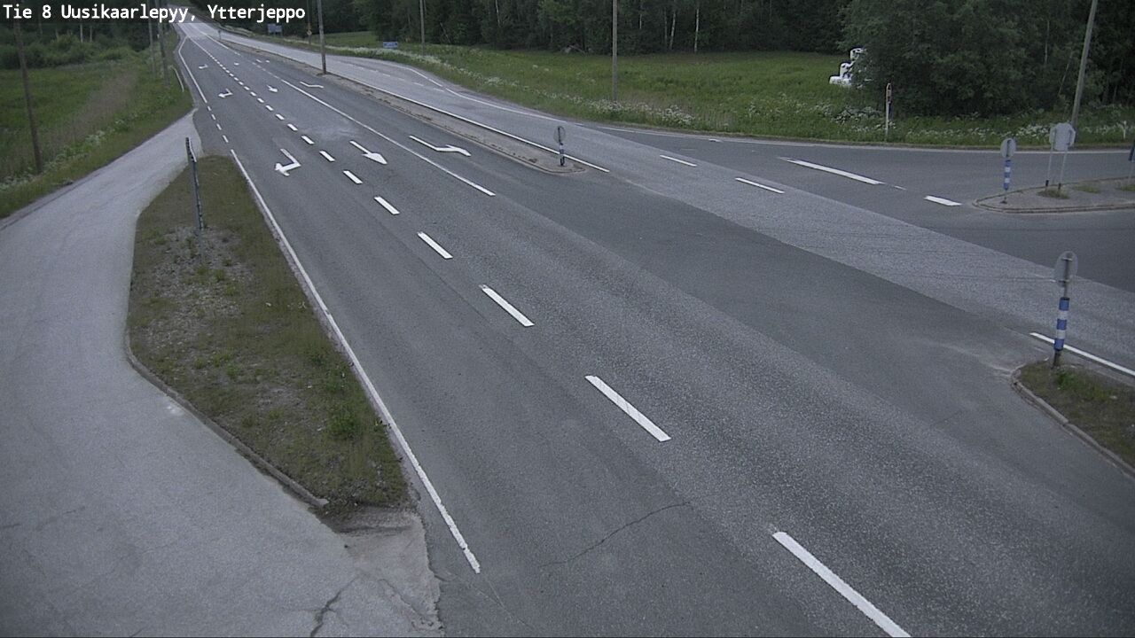 Kelikamerat Kuva Tie 8 Uusikaarlepyy, Ytterjeppo, Uusikaarlepyy, Pohjanmaa