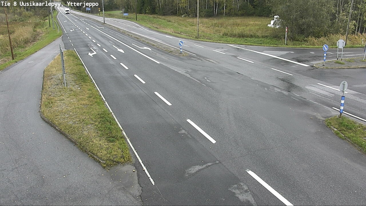 Weather Camera Image Road 8 Uusikaarlepyy, Ytterjeppo, Uusikaarlepyy, Pohjanmaa