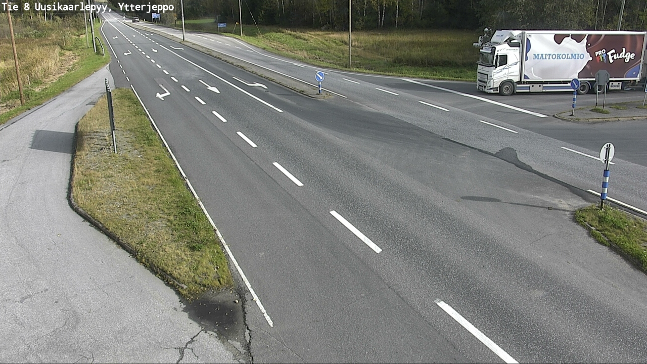 Kelikamerat Kuva Tie 8 Uusikaarlepyy, Ytterjeppo, Uusikaarlepyy, Pohjanmaa