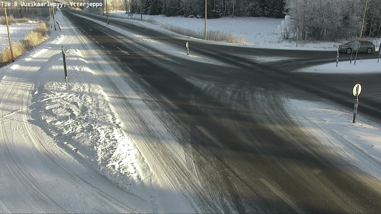 Weather Camera Image Road 8 Uusikaarlepyy, Ytterjeppo, Uusikaarlepyy, Pohjanmaa
