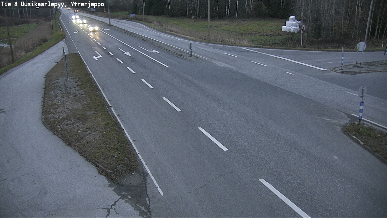 Kelikamerat Kuva Tie 8 Uusikaarlepyy, Ytterjeppo, Uusikaarlepyy, Pohjanmaa