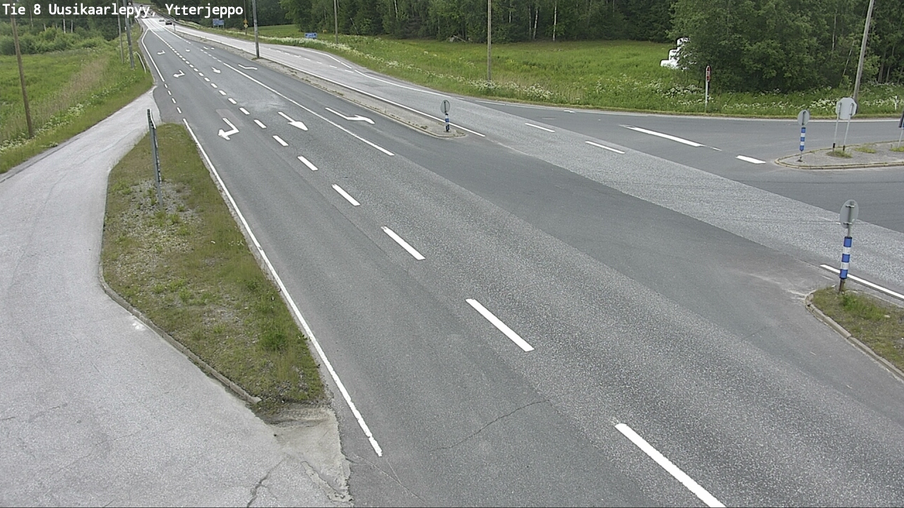 Kelikamerat Kuva Tie 8 Uusikaarlepyy, Ytterjeppo, Uusikaarlepyy, Pohjanmaa