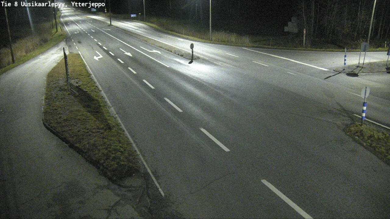 Kelikamerat Kuva Tie 8 Uusikaarlepyy, Ytterjeppo, Uusikaarlepyy, Pohjanmaa