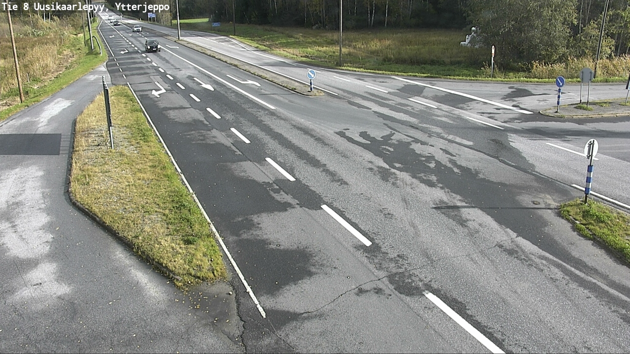 Weather Camera Image Road 8 Uusikaarlepyy, Ytterjeppo, Uusikaarlepyy, Pohjanmaa