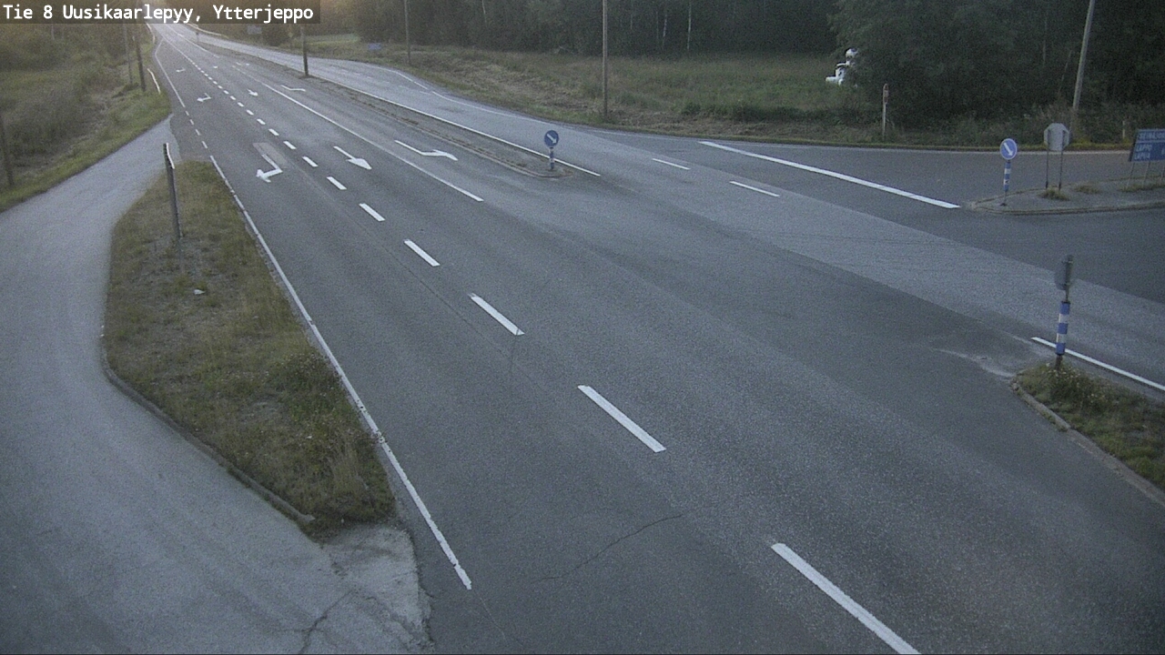 Weather Camera Image Road 8 Uusikaarlepyy, Ytterjeppo, Uusikaarlepyy, Pohjanmaa