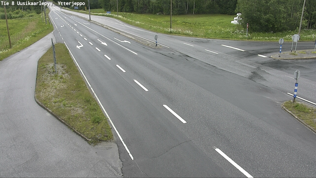 Weather Camera Image Väg 8 Nykarleby, Ytterjeppo, Uusikaarlepyy, Pohjanmaa