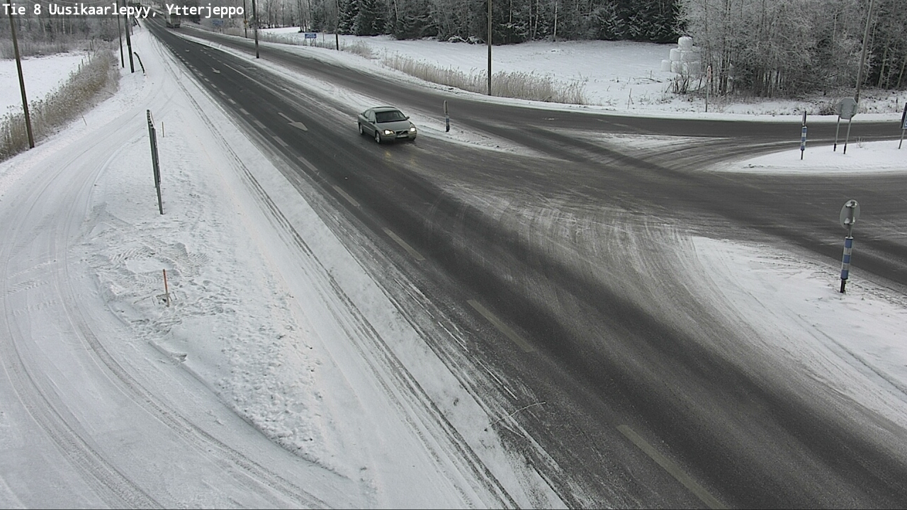 Weather Camera Image Road 8 Uusikaarlepyy, Ytterjeppo, Uusikaarlepyy, Pohjanmaa