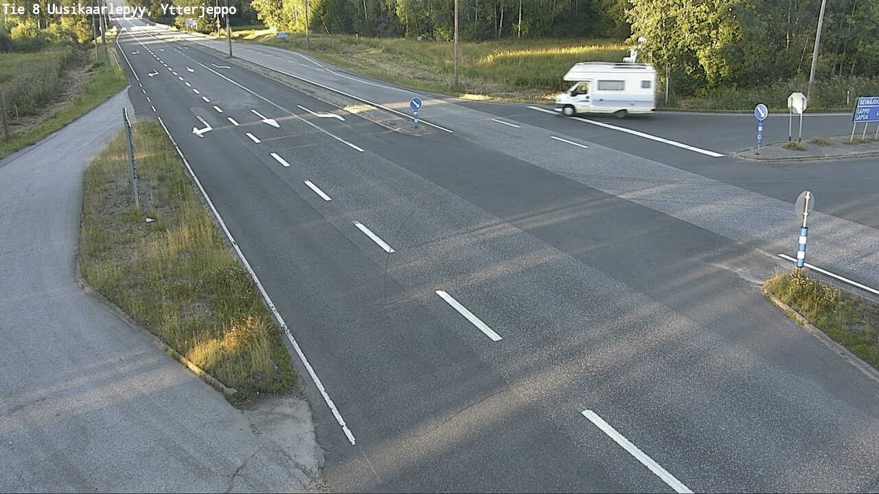 Kelikamerat Kuva Tie 8 Uusikaarlepyy, Ytterjeppo, Uusikaarlepyy, Pohjanmaa