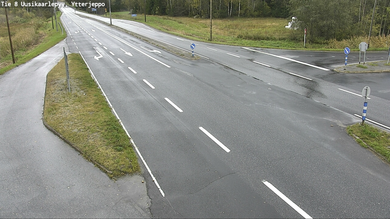 Weather Camera Image Road 8 Uusikaarlepyy, Ytterjeppo, Uusikaarlepyy, Pohjanmaa