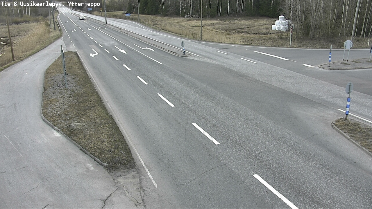 Weather Camera Image Väg 8 Nykarleby, Ytterjeppo, Uusikaarlepyy, Pohjanmaa