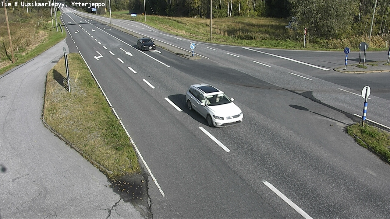 Weather Camera Image Väg 8 Nykarleby, Ytterjeppo, Uusikaarlepyy, Pohjanmaa