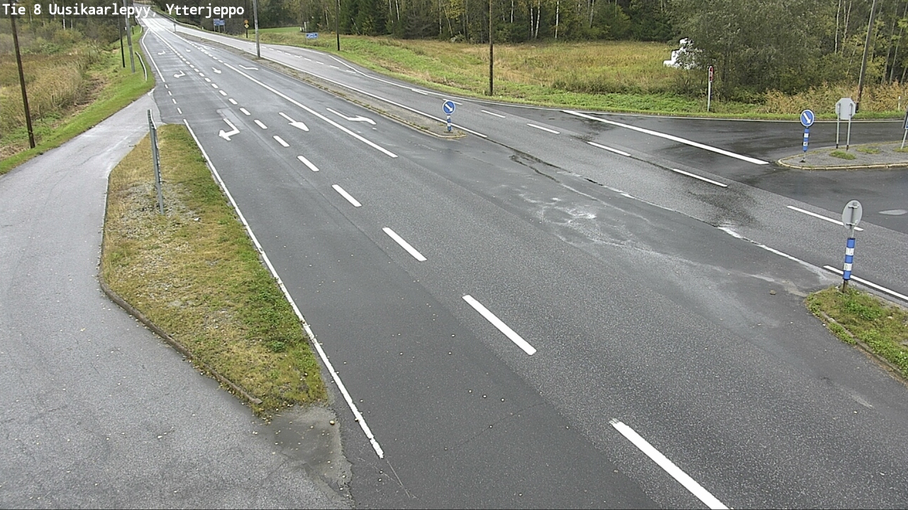 Weather Camera Image Road 8 Uusikaarlepyy, Ytterjeppo, Uusikaarlepyy, Pohjanmaa