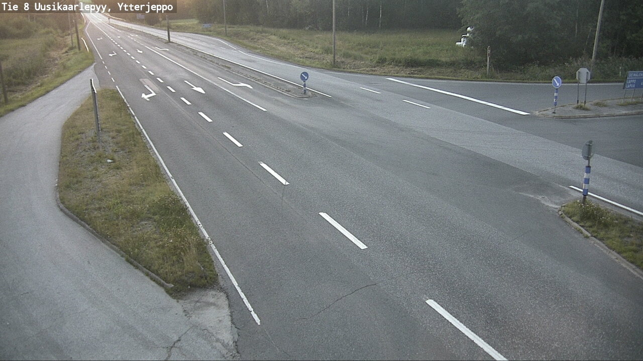 Weather Camera Image Road 8 Uusikaarlepyy, Ytterjeppo, Uusikaarlepyy, Pohjanmaa