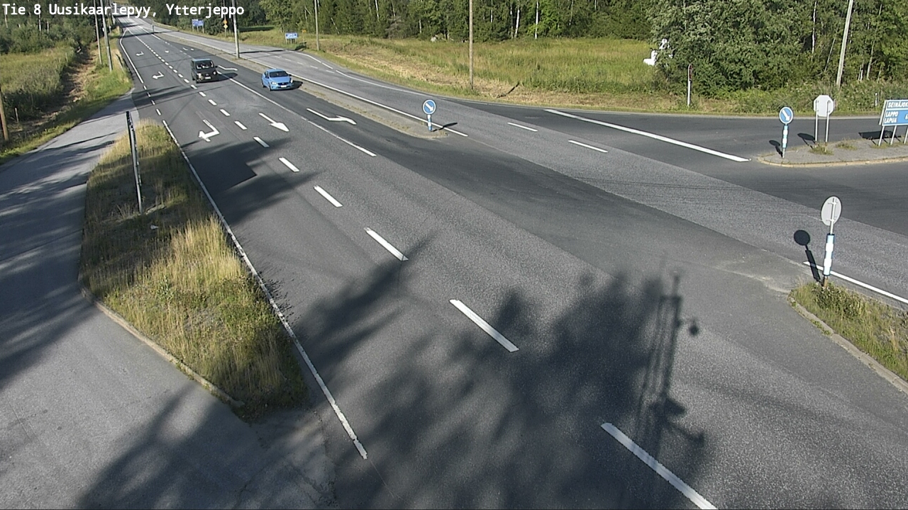 Kelikamerat Kuva Tie 8 Uusikaarlepyy, Ytterjeppo, Uusikaarlepyy, Pohjanmaa
