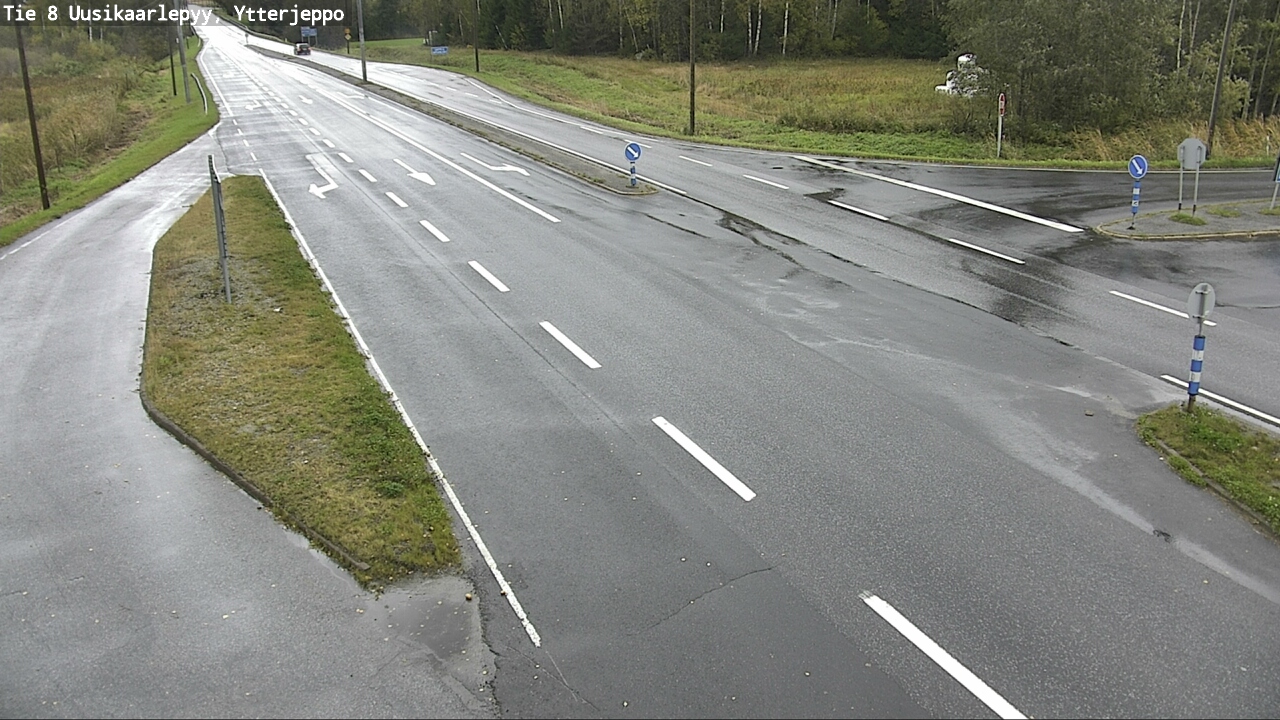 Weather Camera Image Road 8 Uusikaarlepyy, Ytterjeppo, Uusikaarlepyy, Pohjanmaa