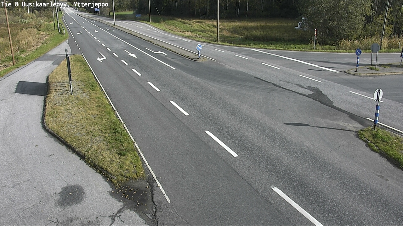 Weather Camera Image Road 8 Uusikaarlepyy, Ytterjeppo, Uusikaarlepyy, Pohjanmaa