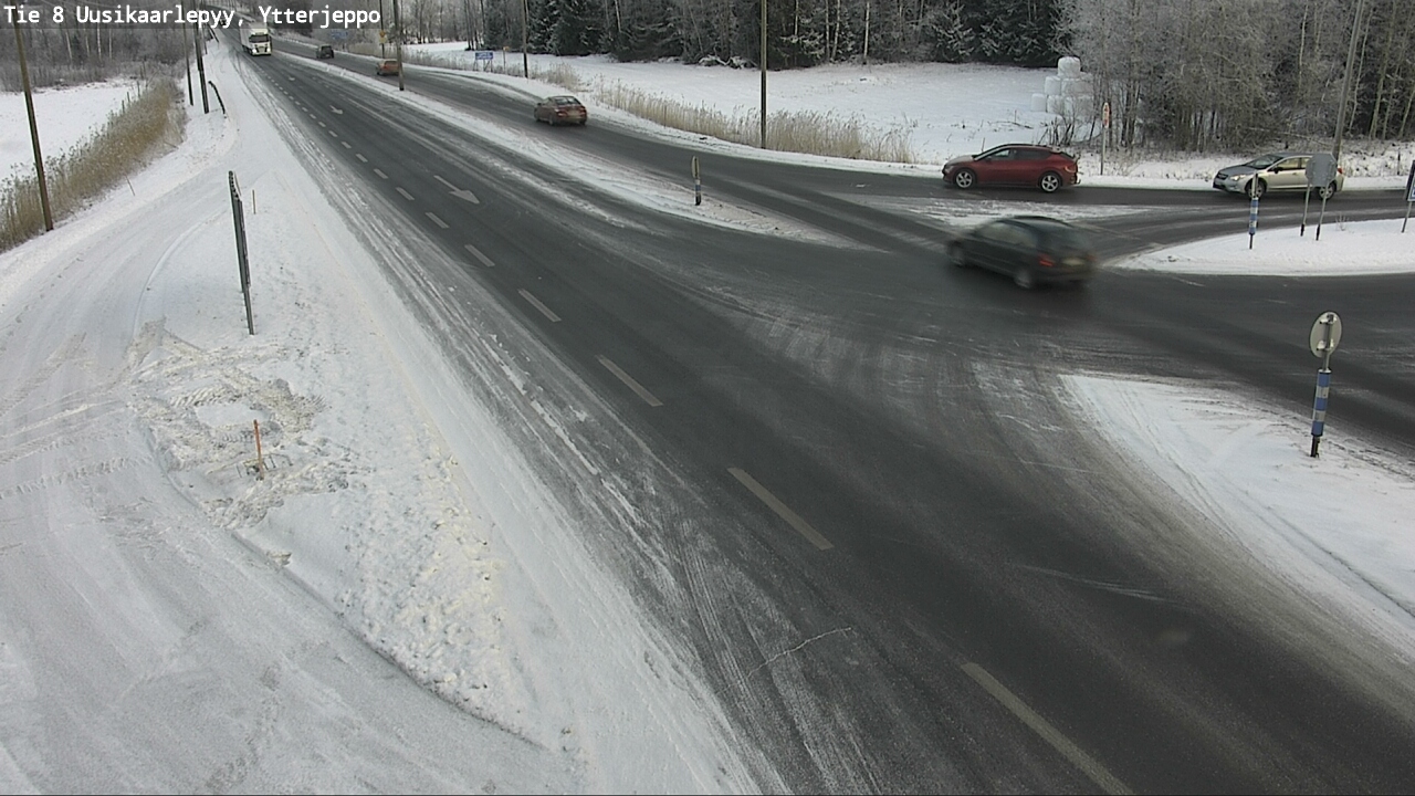 Kelikamerat Kuva Tie 8 Uusikaarlepyy, Ytterjeppo, Uusikaarlepyy, Pohjanmaa