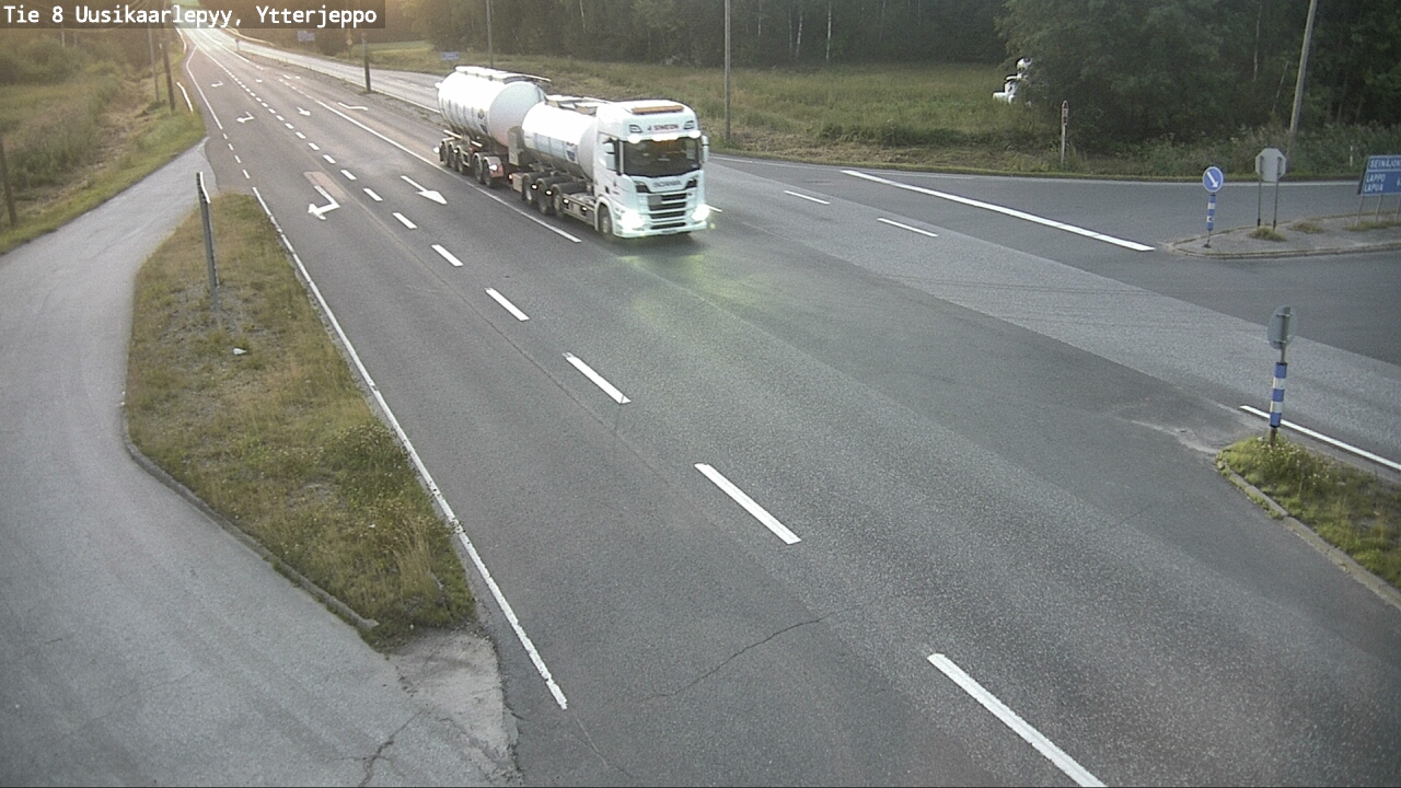 Weather Camera Image Road 8 Uusikaarlepyy, Ytterjeppo, Uusikaarlepyy, Pohjanmaa