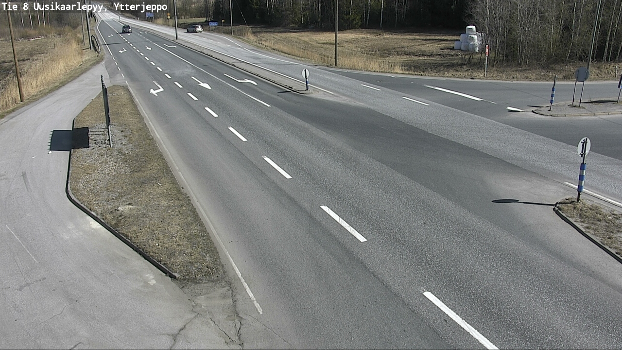 Kelikamerat Kuva Tie 8 Uusikaarlepyy, Ytterjeppo, Uusikaarlepyy, Pohjanmaa