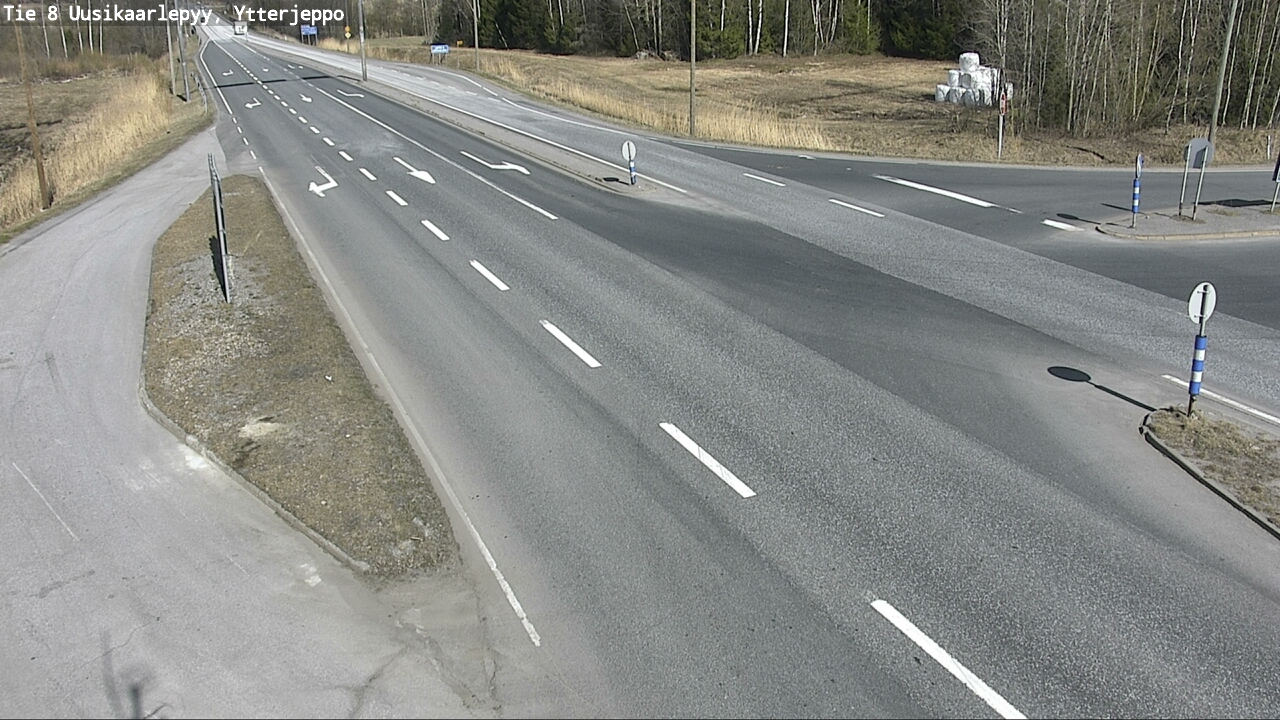 Kelikamerat Kuva Tie 8 Uusikaarlepyy, Ytterjeppo, Uusikaarlepyy, Pohjanmaa