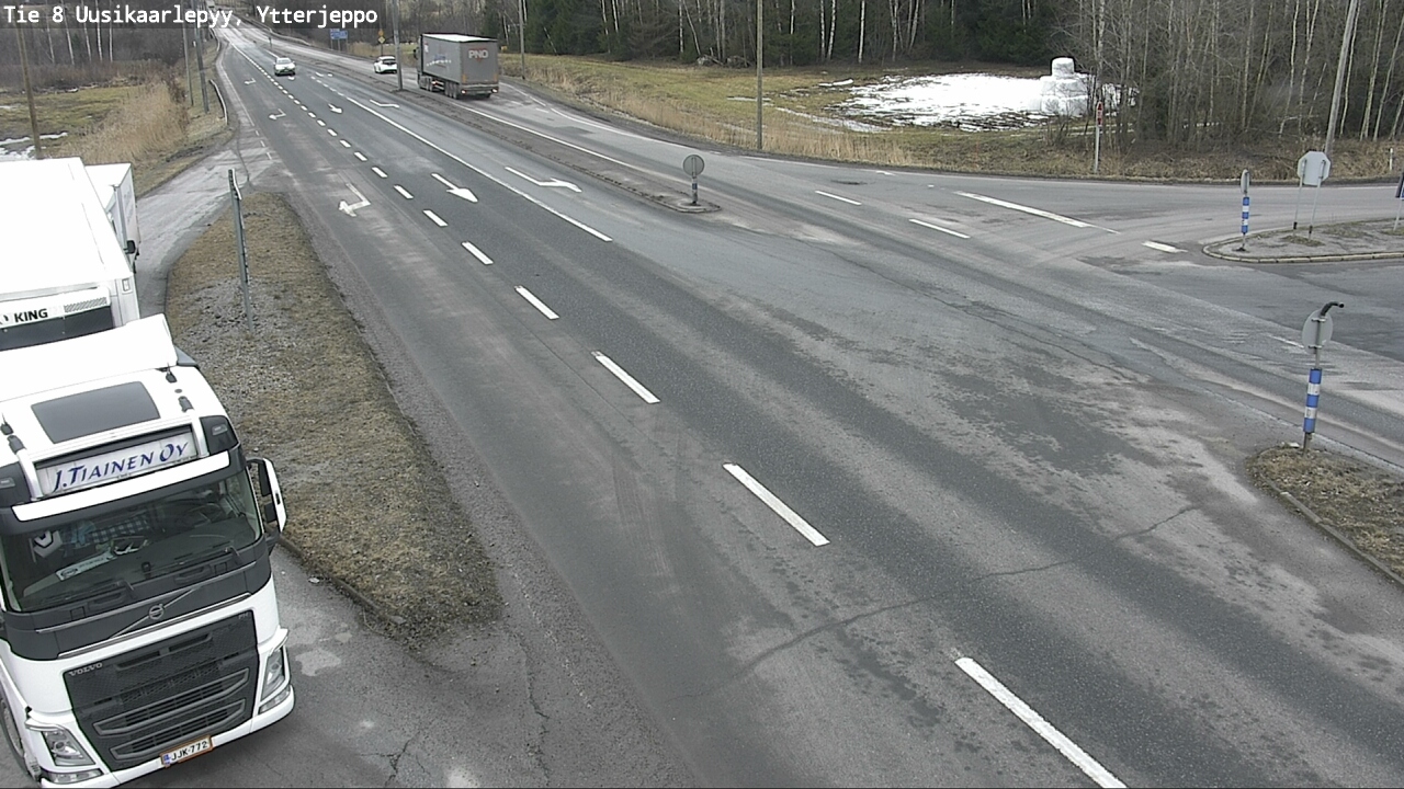 Weather Camera Image Väg 8 Nykarleby, Ytterjeppo, Uusikaarlepyy, Pohjanmaa