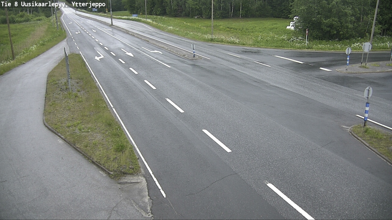 Kelikamerat Kuva Tie 8 Uusikaarlepyy, Ytterjeppo, Uusikaarlepyy, Pohjanmaa