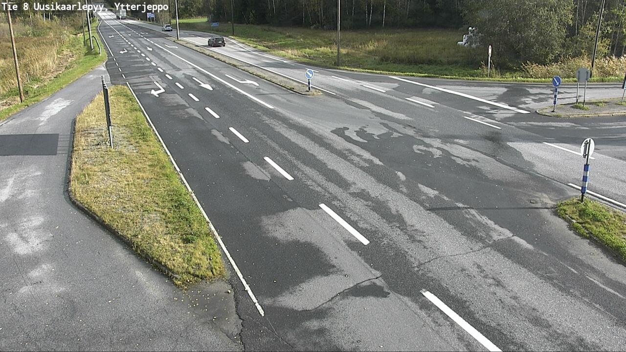 Weather Camera Image Road 8 Uusikaarlepyy, Ytterjeppo, Uusikaarlepyy, Pohjanmaa