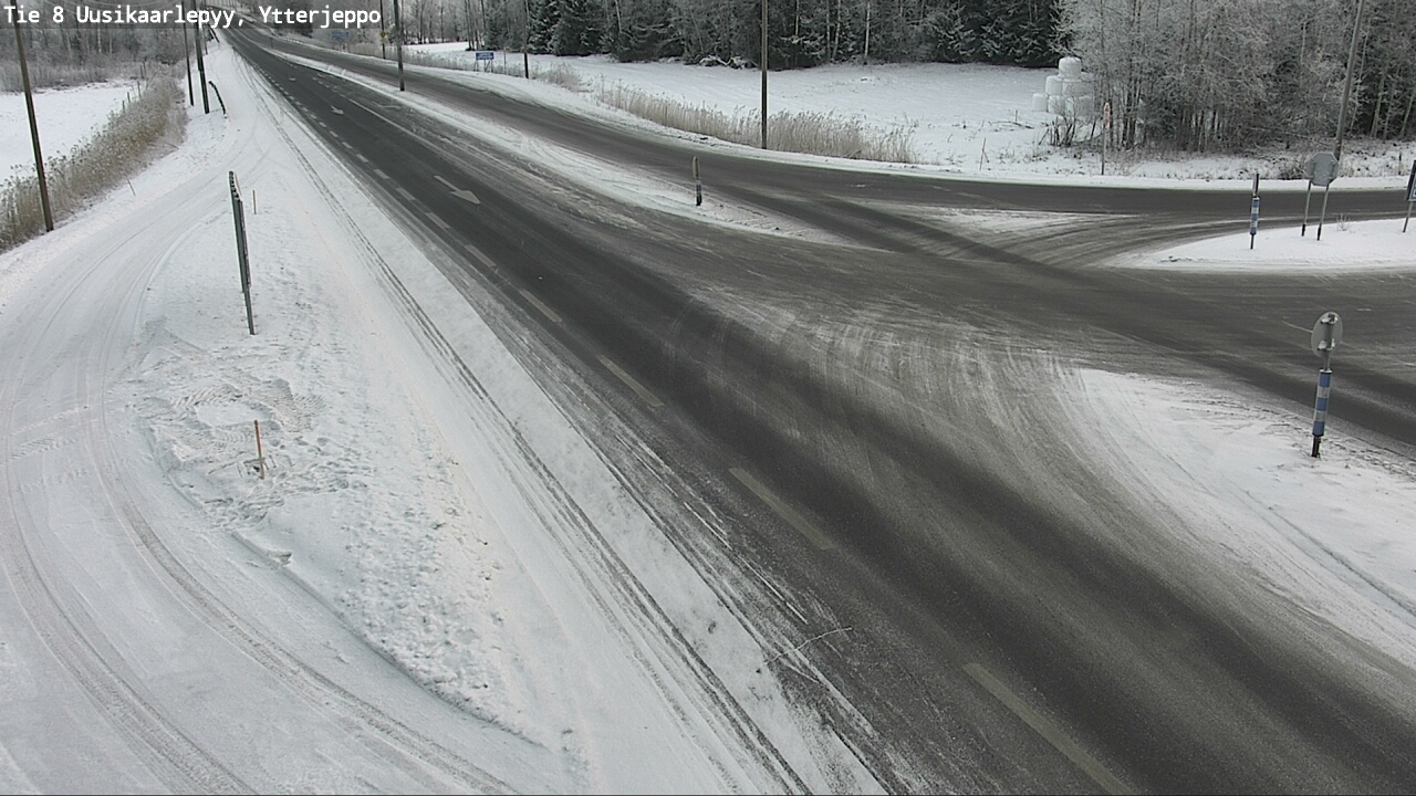 Weather Camera Image Road 8 Uusikaarlepyy, Ytterjeppo, Uusikaarlepyy, Pohjanmaa
