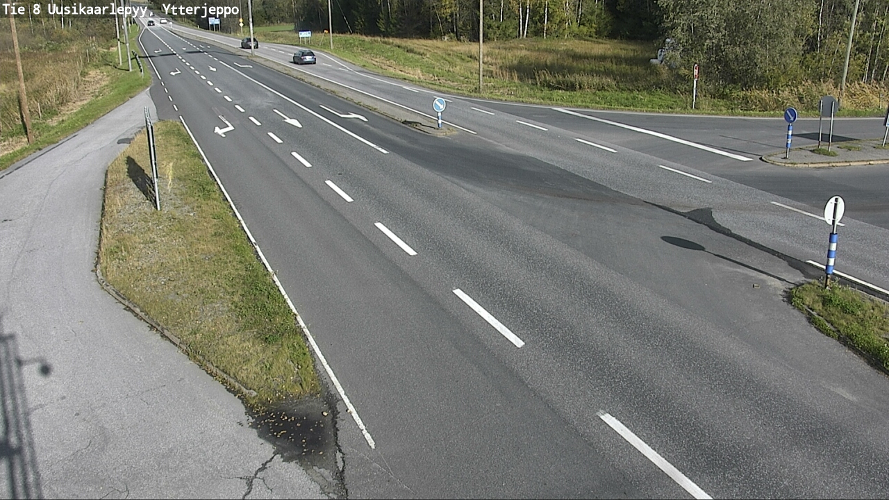 Weather Camera Image Väg 8 Nykarleby, Ytterjeppo, Uusikaarlepyy, Pohjanmaa