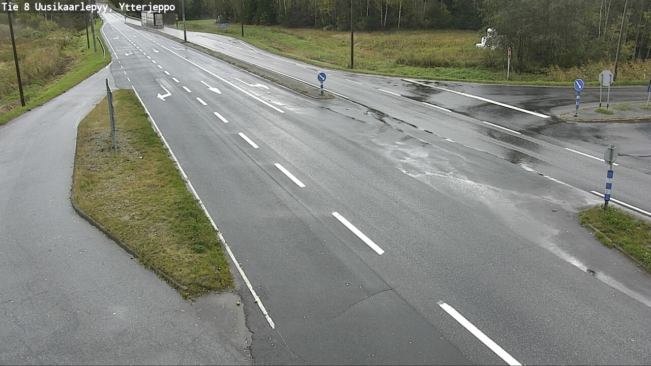 Weather Camera Image Road 8 Uusikaarlepyy, Ytterjeppo, Uusikaarlepyy, Pohjanmaa
