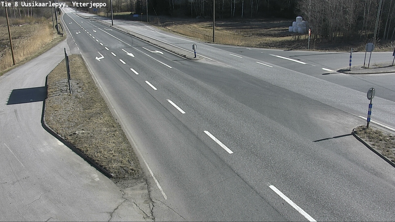 Kelikamerat Kuva Tie 8 Uusikaarlepyy, Ytterjeppo, Uusikaarlepyy, Pohjanmaa