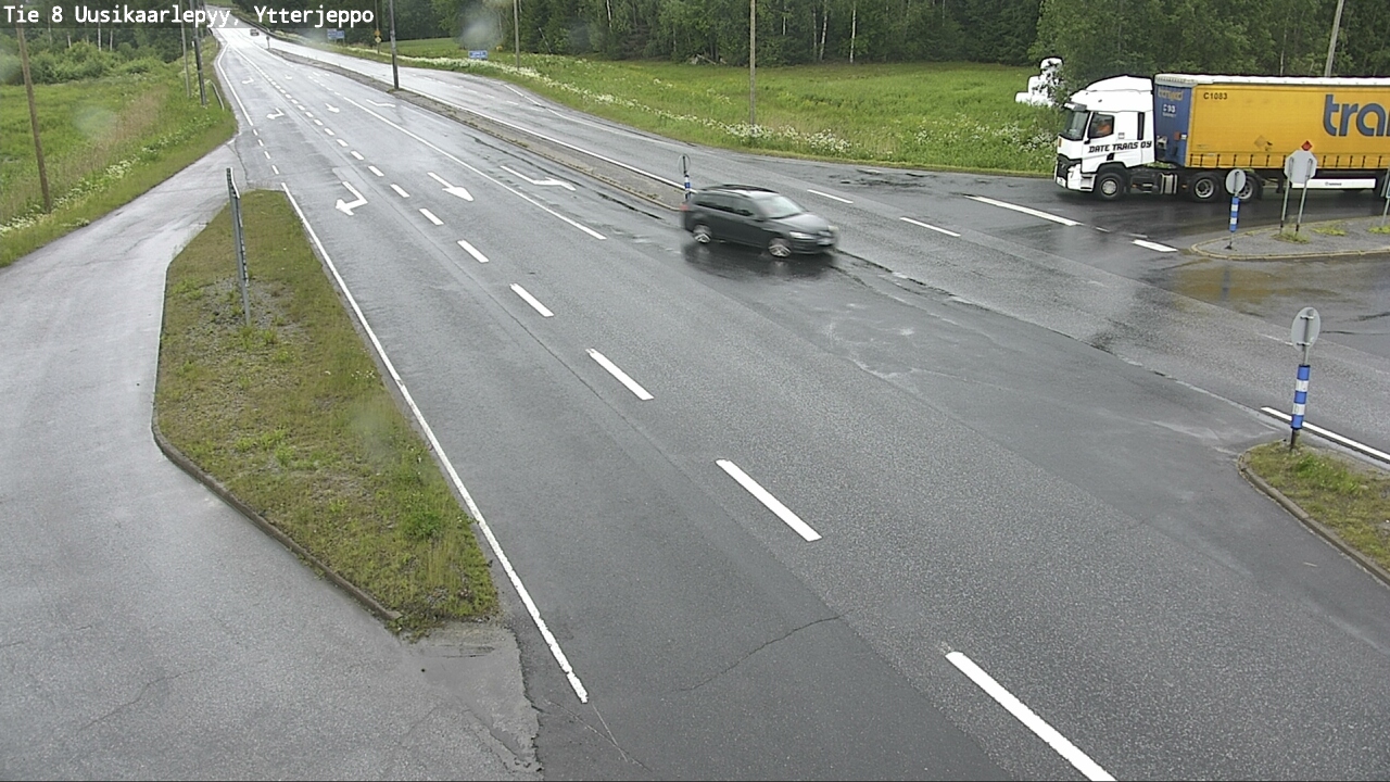 Weather Camera Image Road 8 Uusikaarlepyy, Ytterjeppo, Uusikaarlepyy, Pohjanmaa