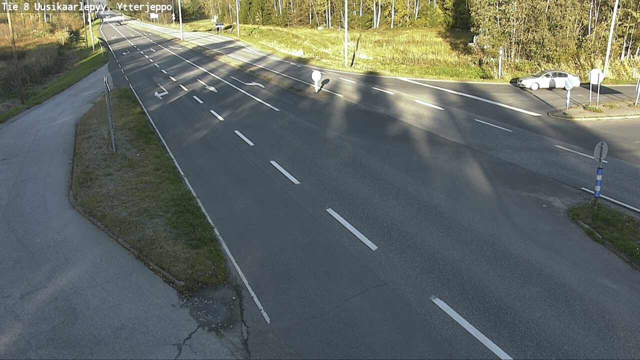 Weather Camera Image Väg 8 Nykarleby, Ytterjeppo, Uusikaarlepyy, Pohjanmaa