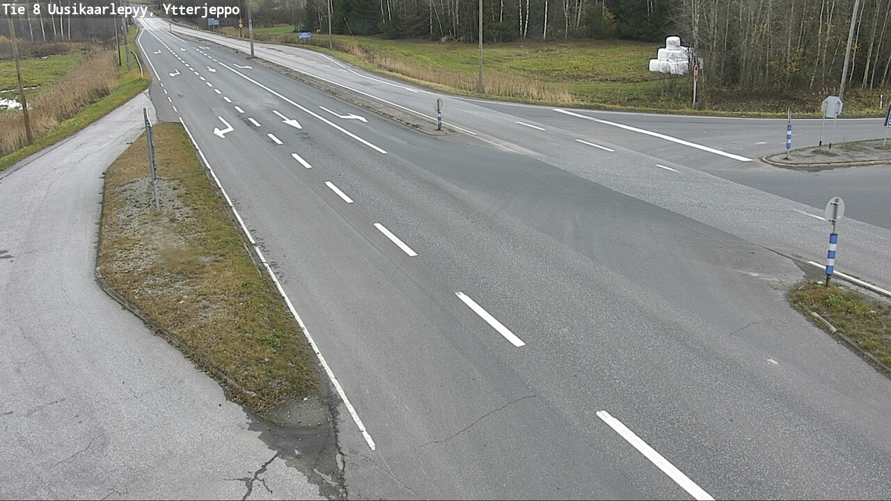 Kelikamerat Kuva Tie 8 Uusikaarlepyy, Ytterjeppo, Uusikaarlepyy, Pohjanmaa