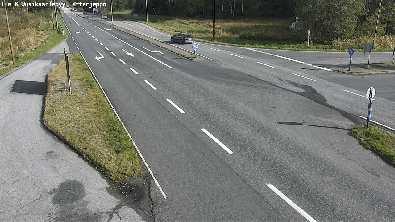 Weather Camera Image Road 8 Uusikaarlepyy, Ytterjeppo, Uusikaarlepyy, Pohjanmaa