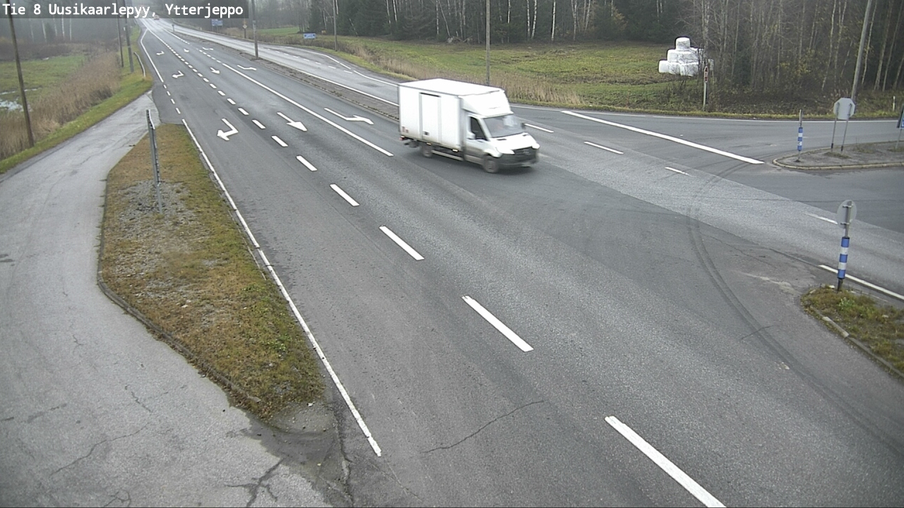 Kelikamerat Kuva Tie 8 Uusikaarlepyy, Ytterjeppo, Uusikaarlepyy, Pohjanmaa