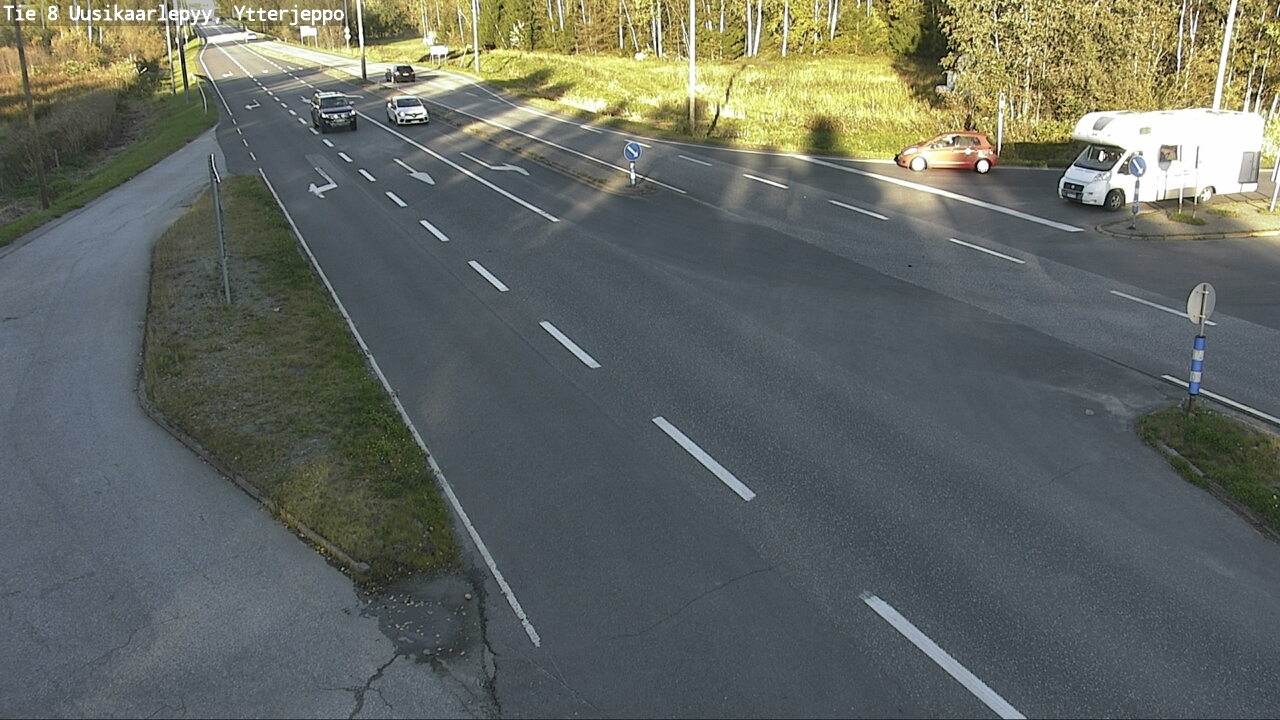 Weather Camera Image Väg 8 Nykarleby, Ytterjeppo, Uusikaarlepyy, Pohjanmaa