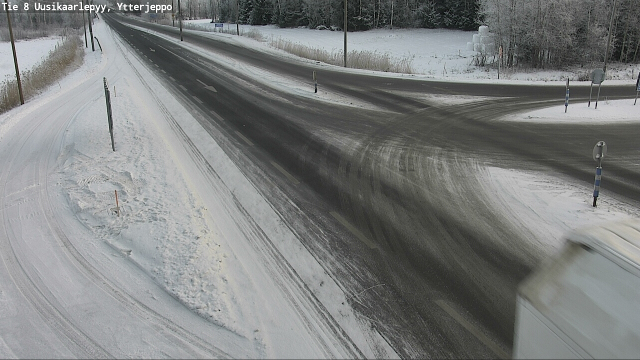 Weather Camera Image Road 8 Uusikaarlepyy, Ytterjeppo, Uusikaarlepyy, Pohjanmaa
