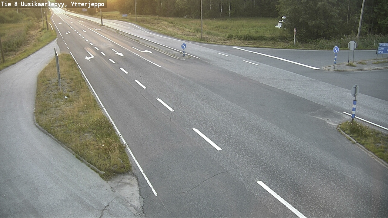Weather Camera Image Road 8 Uusikaarlepyy, Ytterjeppo, Uusikaarlepyy, Pohjanmaa